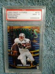 Eddie George [w/ Coating] #F15 Football Cards 1998 Topps Finest Futures Prices