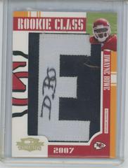 Dwayne Bowe [Letter Patch Autograph] #274 Football Cards 2007 Panini Donruss Threads Prices