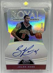 Jalen Rose Basketball Cards 2019 Panini Crown Royale Royal Signatures Prices