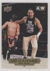 Matt Hardy [Gold] Wrestling Cards 2022 Upper Deck AEW UD Canvas Prices
