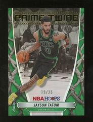 Jayson Tatum [Artist Proof] Basketball Cards 2022 Panini Hoops Prime Twine Prices