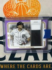 Miguel Cabrera [Purple] #DJR-MIG Baseball Cards 2023 Topps Definitive Jumbo Relic Collection Prices