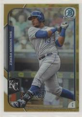 Salvador Perez [Gold Refractor] Baseball Cards 2015 Bowman Chrome Prices