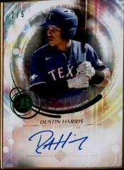 Dustin Harris [Emerald] Baseball Cards 2022 Bowman Transcendent Autographs Prices