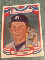 Dave Righetti [Diamond Kings Steel] #10 Baseball Cards 1984 Donruss Prices