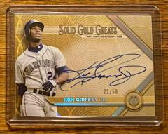 Ken Griffey Jr. #GGA-KGJ Baseball Cards 2022 Topps Tribute Solid Gold Greats Autographs Prices