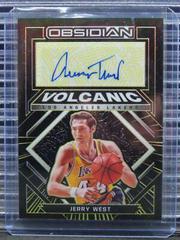 Jerry West [Yellow] Basketball Cards 2021 Panini Obsidian Volcanic Signatures Prices
