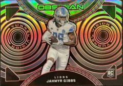 Jahmyr Gibbs [Red Electric Etch] #7 Football Cards 2023 Panini Obsidian Tunnel Vision Prices