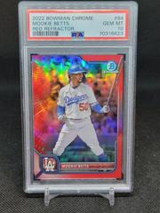Mookie Betts [Red] #84 Baseball Cards 2022 Bowman Chrome Prices