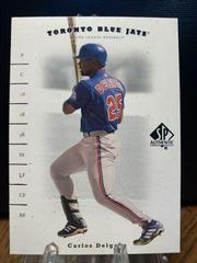 Carlos Delgado #8 Baseball Cards 2001 SP Authentic Prices