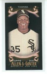 Frank Thomas [Mini Black] #127 Baseball Cards 2021 Topps Allen & Ginter X Prices