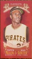 Roberto Clemente [Mini Red] #11 Baseball Cards 2021 Topps Allen & Ginter X Prices