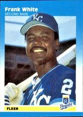 Frank White #113 Baseball Cards 1987 Fleer Mini Prices