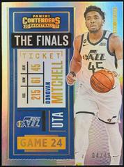 Donovan Mitchell [Finals Ticket] #22 Basketball Cards 2020 Panini Contenders Prices
