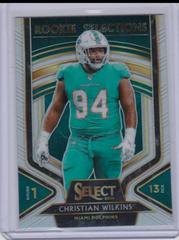 Christian Wilkins #23 Football Cards 2019 Panini Select Rookie Selections Prices