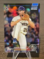 Aaron Ashby [Blue] #270 Baseball Cards 2022 Stadium Club Chrome Prices