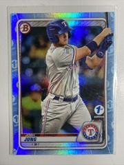 Josh Jung [Sky Blue Foil] #BFE-113 Baseball Cards 2020 Bowman 1st Edition Prices