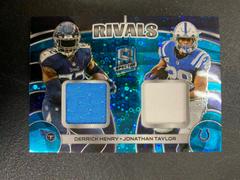 Derrick Henry / Jonathan Taylor [Blue Neon] #5 Football Cards 2023 Panini Spectra Rivals Prices