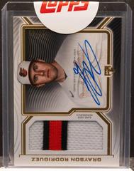 Grayson Rodriguez #DRPC-GR Baseball Cards 2023 Topps Definitive Rookie Patch Autographs Collection Prices