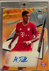 Malik Tillman [Orange Refractor] Soccer Cards 2020 Topps Finest UEFA Champions League Autographs Prices
