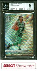 Jayson Tatum [Wave] Basketball Cards 2017 Panini Spectra Prices