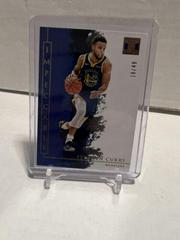 Stephen Curry [Gold] #67 Basketball Cards 2019 Panini Impeccable Prices