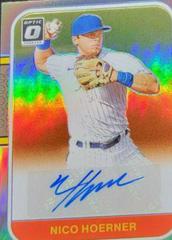 Nico Hoerner [Holo] Baseball Cards 2021 Panini Donruss Optic Retro 1987 Signatures Prices