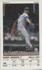 Randy Johnson Baseball Cards 1991 Panini Stickers Prices