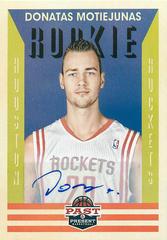 Donatas Motiejunas Autograph #177 Basketball Cards 2012 Panini Past & Present Prices