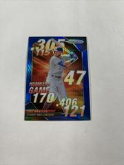 Cody Bellinger [Blue] #NG-3 Baseball Cards 2020 Panini Prizm Numbers Game Prices