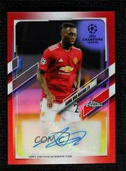 Aaron Wan Bissaka [Red Refractor] #CA-AWB Soccer Cards 2020 Topps Chrome UEFA Champions League Autographs Prices