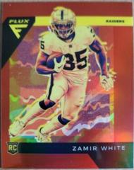 Zamir White [Red] #FX-14 Football Cards 2022 Panini Chronicles Flux Rookies Prices