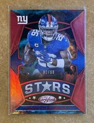 Saquon Barkley [Red] Football Cards 2021 Panini Certified Stars Prices