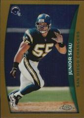 Junior Seau [Refractor] #63 Football Cards 1998 Topps Chrome Prices