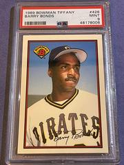Barry Bonds #426 Baseball Cards 1989 Bowman Tiffany Prices