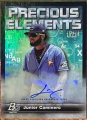 Junior Caminero [Autograph] Baseball Cards 2023 Bowman Platinum Precious Elements Prices
