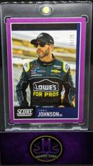 Jimmie Johnson [Purple] #7 Racing Cards 2021 Panini Chronicles NASCAR Score Prices