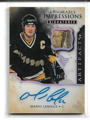 Mario Lemieux Hockey Cards 2021 Upper Deck Artifacts Admirable Impressions Autographs Prices