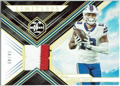 Gabriel Davis [Gold] #LM-GDA Football Cards 2022 Panini Limited Materials Prices