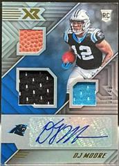 DJ Moore [Triple Swatch Autograph] #167 Football Cards 2018 Panini XR Prices