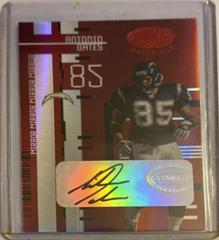Antonio Gates [Mirror Red Autograph] #101 Football Cards 2005 Leaf Certified Materials Prices
