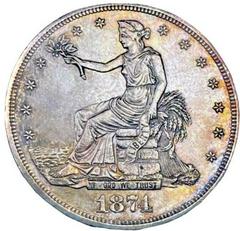 1874 CC Coins Trade Dollar Prices