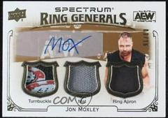 Jon Moxley [Autograph] Wrestling Cards 2021 Upper Deck AEW Spectrum Ring Generals Relics Prices