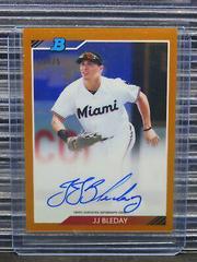 JJ Bleday [Orange Refractor] #JJB Baseball Cards 2020 Bowman Heritage Chrome Autographs Prices
