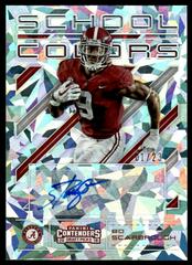 Bo Scarbrough [Cracked Ice Autograph] Football Cards 2018 Panini Contenders Draft Picks Prices