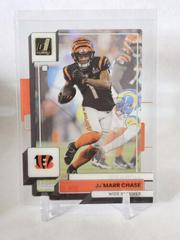 Ja'Marr Chase [Gold] #11 Football Cards 2022 Panini Clearly Donruss Prices