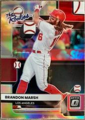 Brandon Marsh [Holo] #TR-8 Baseball Cards 2022 Panini Donruss Optic The Rookies Prices