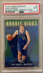 Luka Doncic [Green Flood] Basketball Cards 2018 Panini Donruss Rookie Kings Prices