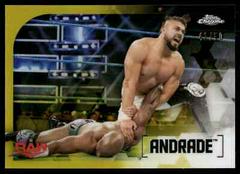 Andrade [Gold] #5 Wrestling Cards 2020 Topps WWE Chrome Prices