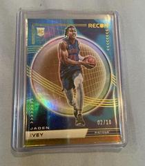 Jaden Ivey [Gold] #203 Basketball Cards 2022 Panini Recon Prices